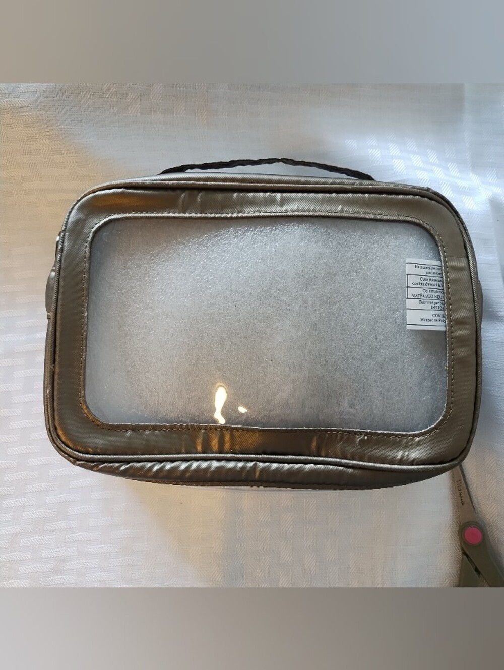 BNWOT - Lug Carriage clear cross-body bag Metallic Walnut - Picture 3 of 4
